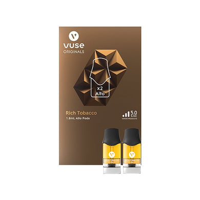 VUSE Alto Rich Tobacco Pods Pack of 2 | Compatible with Vuse Alto