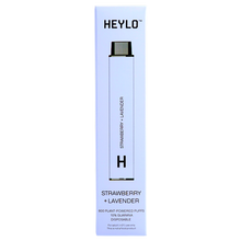 Load image into Gallery viewer, Heylo 800 Puff Zero Nicotine Disposable Vape Device Strawberry Lavender
