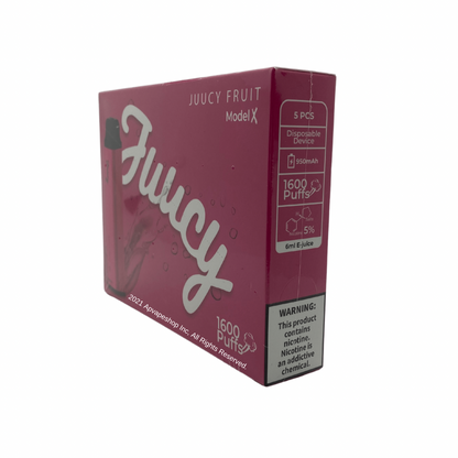 JUUCY Model X 1600 Puffs Disposable Vape Juucy Fruit