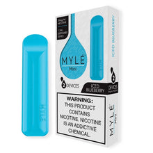 Load image into Gallery viewer, MYLE MINI DISPOSABLE VAPE Iced Blueberry

