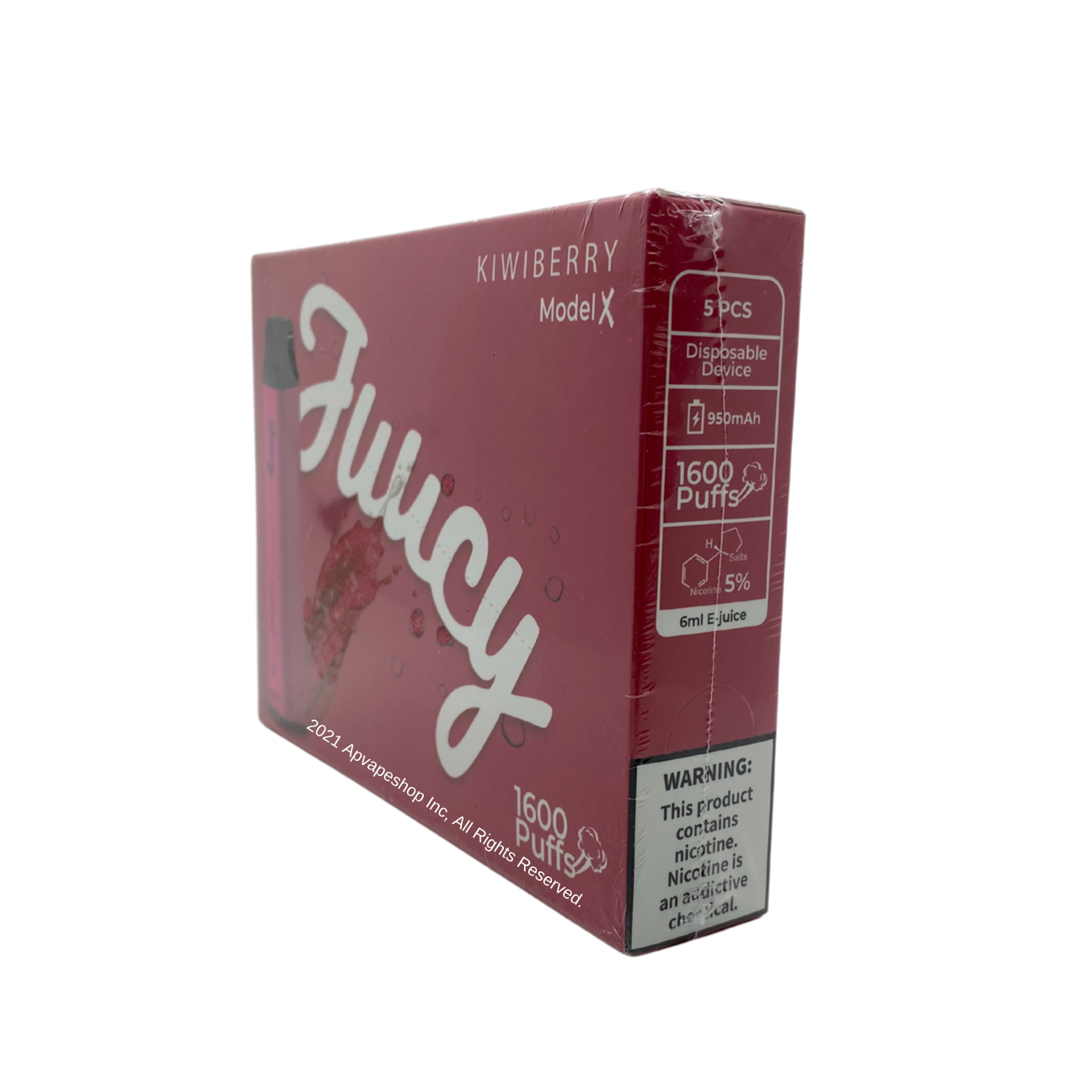 JUUCY Model X 1600 Puffs Disposable Vape Kiwi Berry