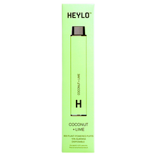Load image into Gallery viewer, Heylo 800 Puff Zero Nicotine Disposable Vape Device Coconut Lime
