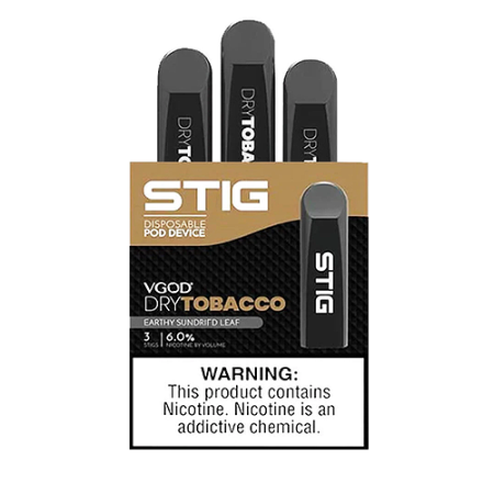VGOD STIG DISPOSABLE VAPE Dry tobacco
