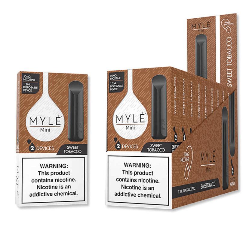 Myle Mini Disposable Vape Device Wholesale Box Sweet Tobacco