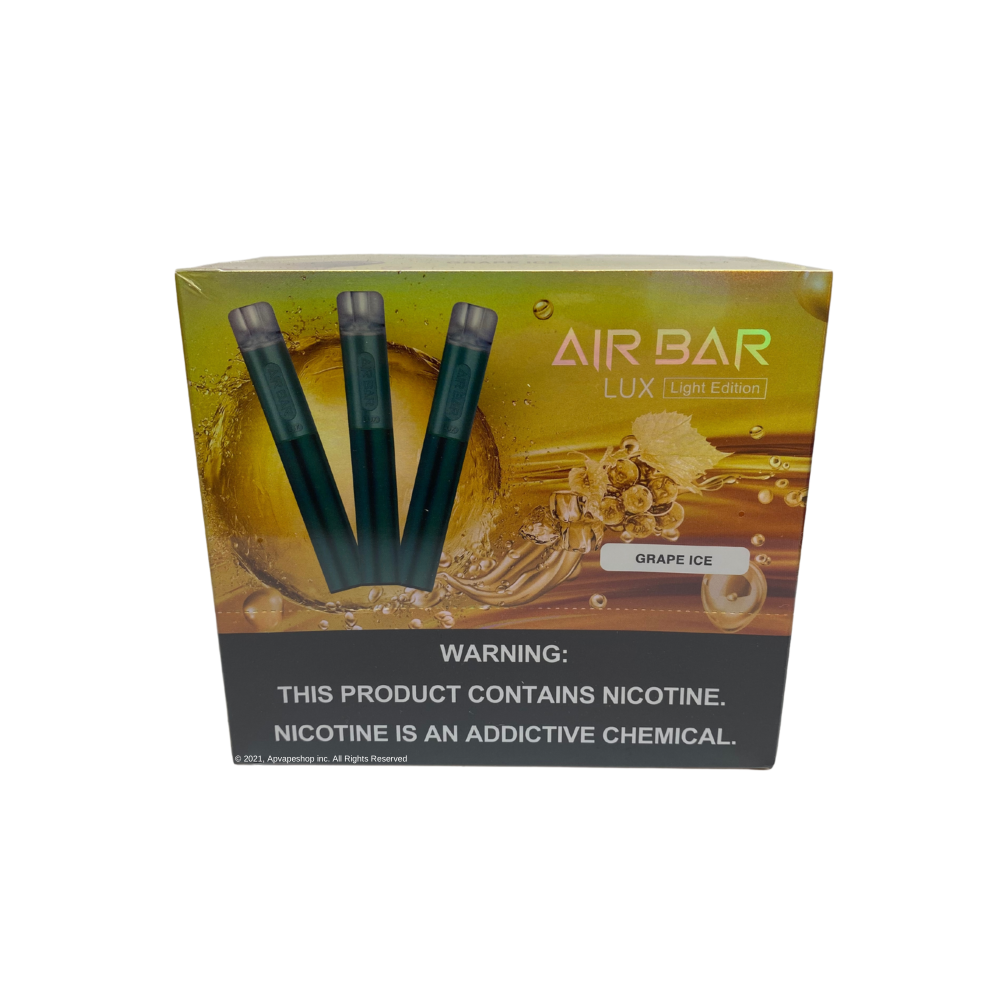 AIR BAR LUX DISPOSABLE VAPE Grape ice