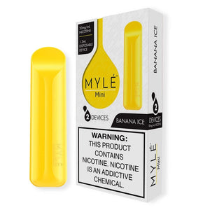 MYLE MINI DISPOSABLE VAPE Banana Ice