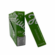 Load image into Gallery viewer, JUUCY Model X 1600 Puffs Disposable Vape Double Mint
