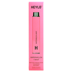 Heylo 800 Puff Zero Nicotine Disposable Vape Device Watermelon mint