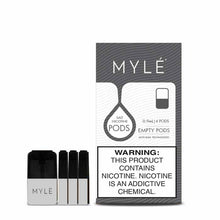 Load image into Gallery viewer, MYLE V4 Replacement Pods – 1 Pack of 4 Pods Empty Pods (For Refill Only)

