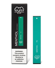 Load image into Gallery viewer, PUFF BAR DISPOSABLE VAPE - Menthol (LIMITED EDITION)
