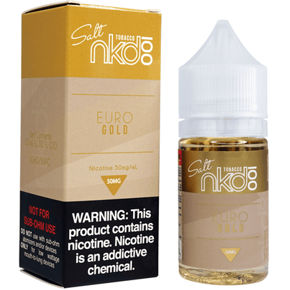 Euro Gold Salt Nic By Naked 100 E-Liquid (30ml)