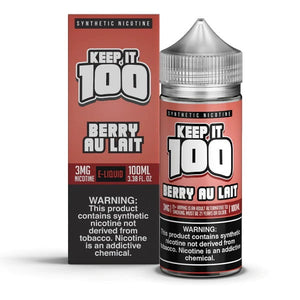 Keep It 100 Berry Au Lait 100mL E-Liquid