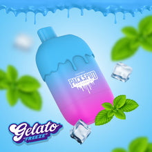 Load image into Gallery viewer, Packwoods Packspod 5000 Puff Disposable Vape Gelato Freeze
