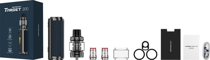 Vaporesso Target 200 Vape Starter Kit | Online Vape Shop Apvs Vaporesso Target 200 Vape Starter Kit | Online Vape Shop Apvs