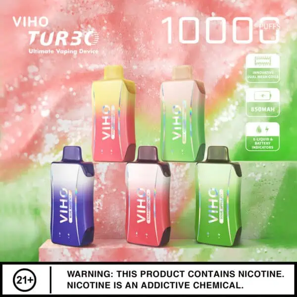 best viho vape flavors Turbo 10000 Puffs VUSE Alto Menthol Pods tart Size:2-Pack