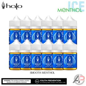 Halo Menthol Ice E-Liquid 60mL 12 Bottle Bundle Box