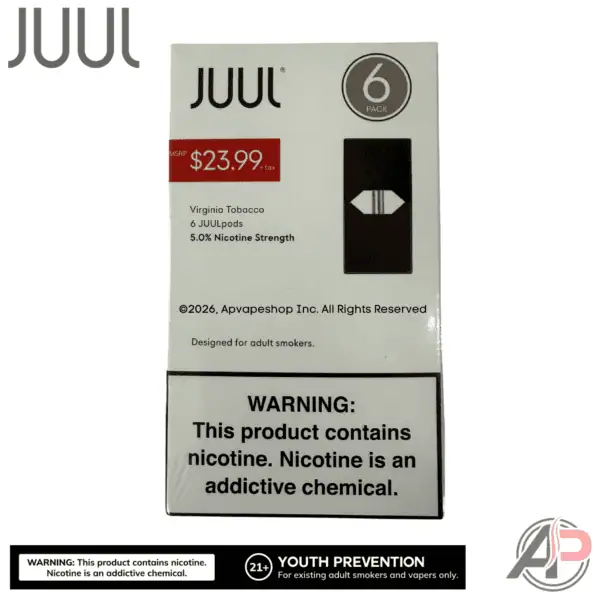 how long does a pack of juul pods last Virginia Tobacco 6 Pod Colour:Golden Blue ELF BAR 5000 Geek Bar Pulse Liq