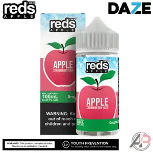 7 Daze Reds Apple Strawberry Iced E-Liquid 100mL