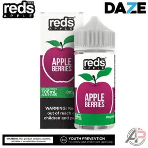 7 Daze Reds Apple Berries E-Liquid 100mL