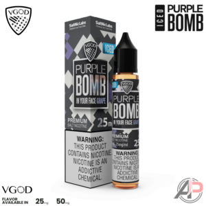 Vgod Iced Purple Bomb Salt Nicotine 30mL