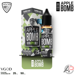Vgod Iced Apple Bomb Salt Nicotine 30mL