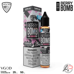 Vgod Iced Berry Bomb Salt Nicotine 30mL