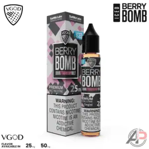 Vgod Iced Berry Bomb Salt Nicotine 30mL