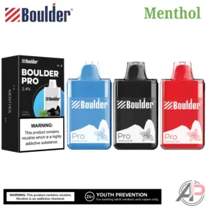 Boulder Pro Menthol 5000 Puffs Disposable Vape Device