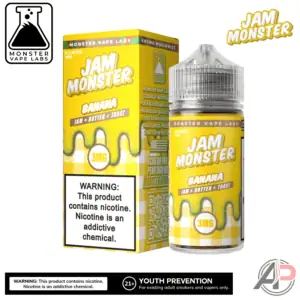 Banana E-Liquid By Jam Monster Vape Labs 100mL