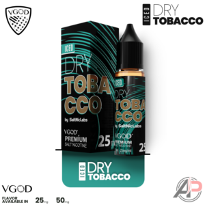 Vgod Iced Dry Tobacco Salt Nicotine 30mL