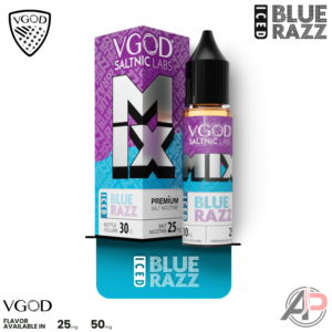 Vgod Mix Iced Blue Razz Salt Nicotine 30mL