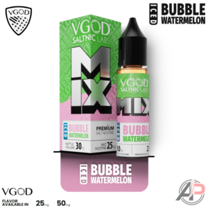 Vgod Mix Iced Bubble Watermelon Salt Nicotine 30mL