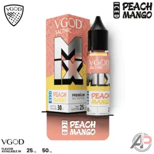 Vgod Mix Iced Peach Mango Salt Nicotine 30mL