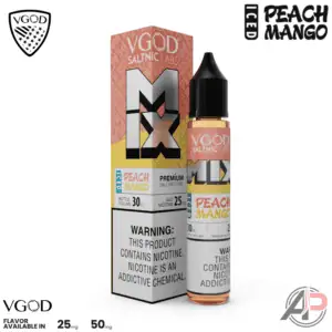 Vgod Mix Iced Peach Mango Salt Nicotine 30mL
