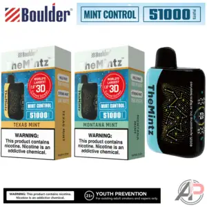 Boulder The Mintz 3D Bar 51000 Puffs Disposable Vape Device