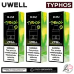 Uwell Typhos Replacement Cartridges 2 Pack