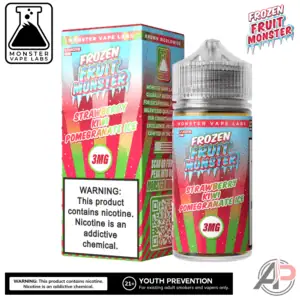 Strawberry Kiwi Pomegranate Ice E-Liquid By Frozen Fruit Monster Vape Labs 100mL