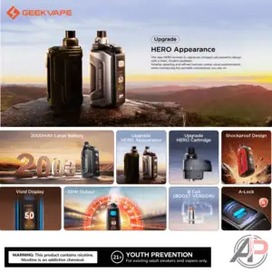 Geek Vape Aegis Hero 5 50w Pod Mod Starter Kit Device