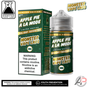 Apple Pie A La Mode E-Liquid By Holiday Monster Vape Labs 100mL