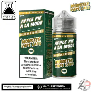 Apple Pie A La Mode E-Liquid By Holiday Monster Vape Labs 100mL