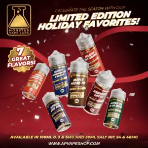 Belgian Hot Cocoa E-Liquid By Holiday Monster Vape Labs 100mL