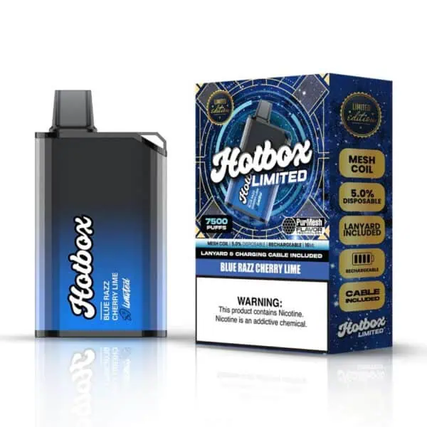 hot box disposable vape Puff Hotbox 7500 Puffs Top Flavors Lost Mary vape | All Glass Size & Strength:13mL, 40mg