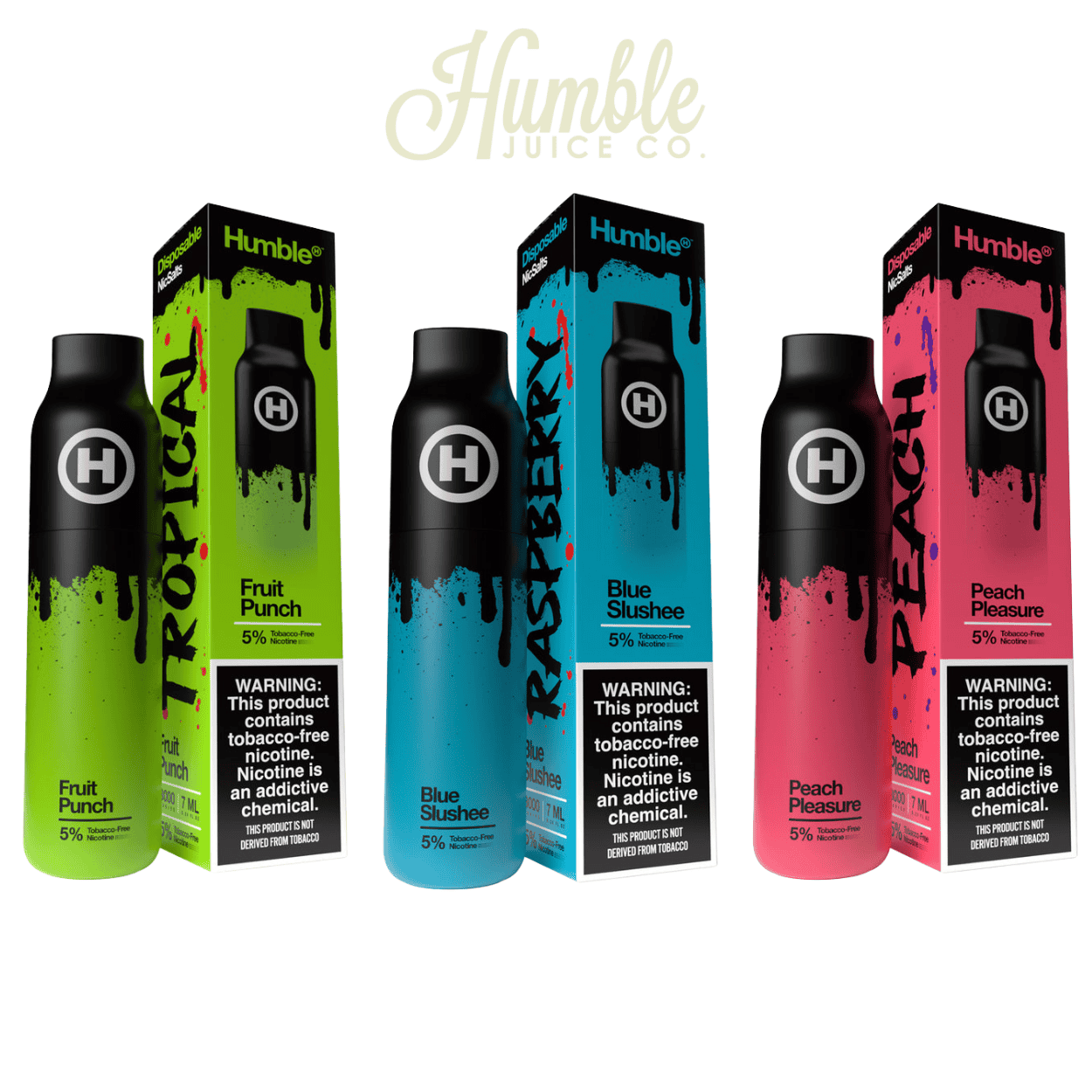 humble juice vape 3000 Puffs Disposable Flavors Adjustable Wattage 🚭 FRIENDLY REMINDER – Choose Flavor:Iced Green Rancher
