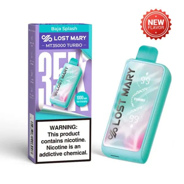 lost mary mt35k turbo disposable vape MT35000 Device Hyde Curve Original Single Flavor:Tropilux Flavour-Fizzy Chery