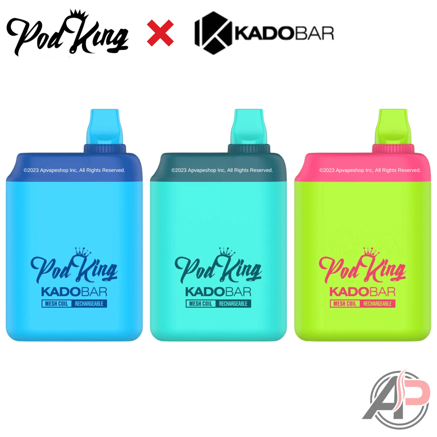 pod king vapes x Kado Bar Voopoo DRAG E60 Pod FLAVOUR:Apple Berry flavour_menthol-mint