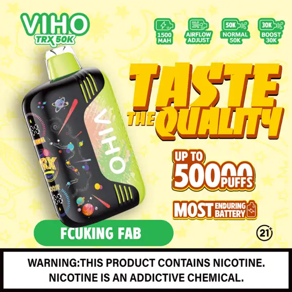 viho vapes discount code Trx 50K Puffs Disposable Vape Device UpdateFlag Choose Color:Twilight Silver Mr Fog Switch SW15000