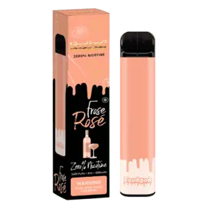 Food God Zero Nicotine 2400 Puffs Disposable Vape Device Frose Rose