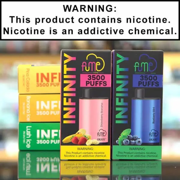 fumes vape flavors Fume Infinity 3500 Puffs Disposable Flavors:Red Berries LD_25 Grape Ice by Iced
