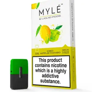 Myle V1 Replacement Pods 4 Pod Pack Iced Apple Mango