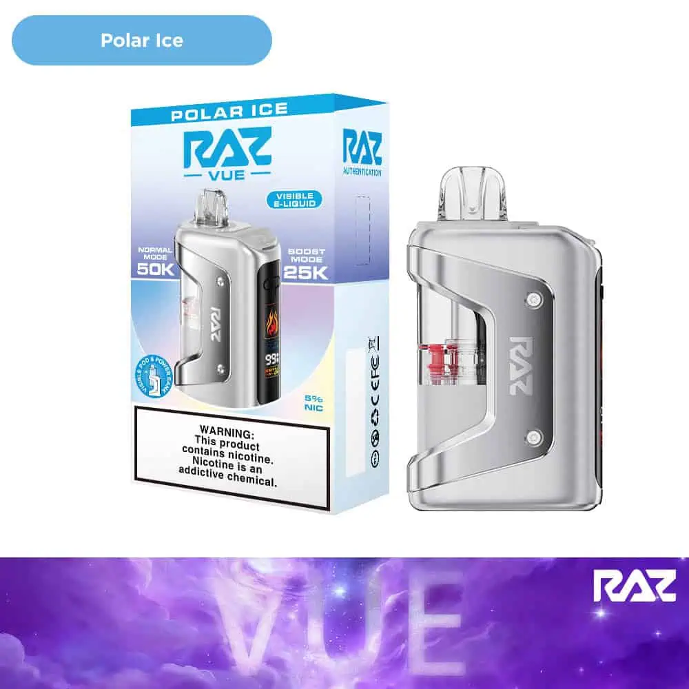 Raz Vue 50k Puffs Disposable Vape Device Kit